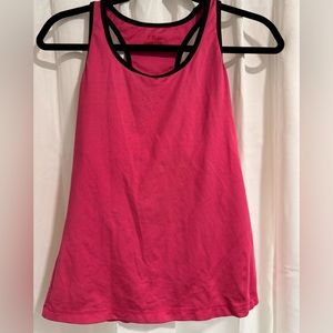 Woman’s Pink Razorback Workout Tank-top - Size M